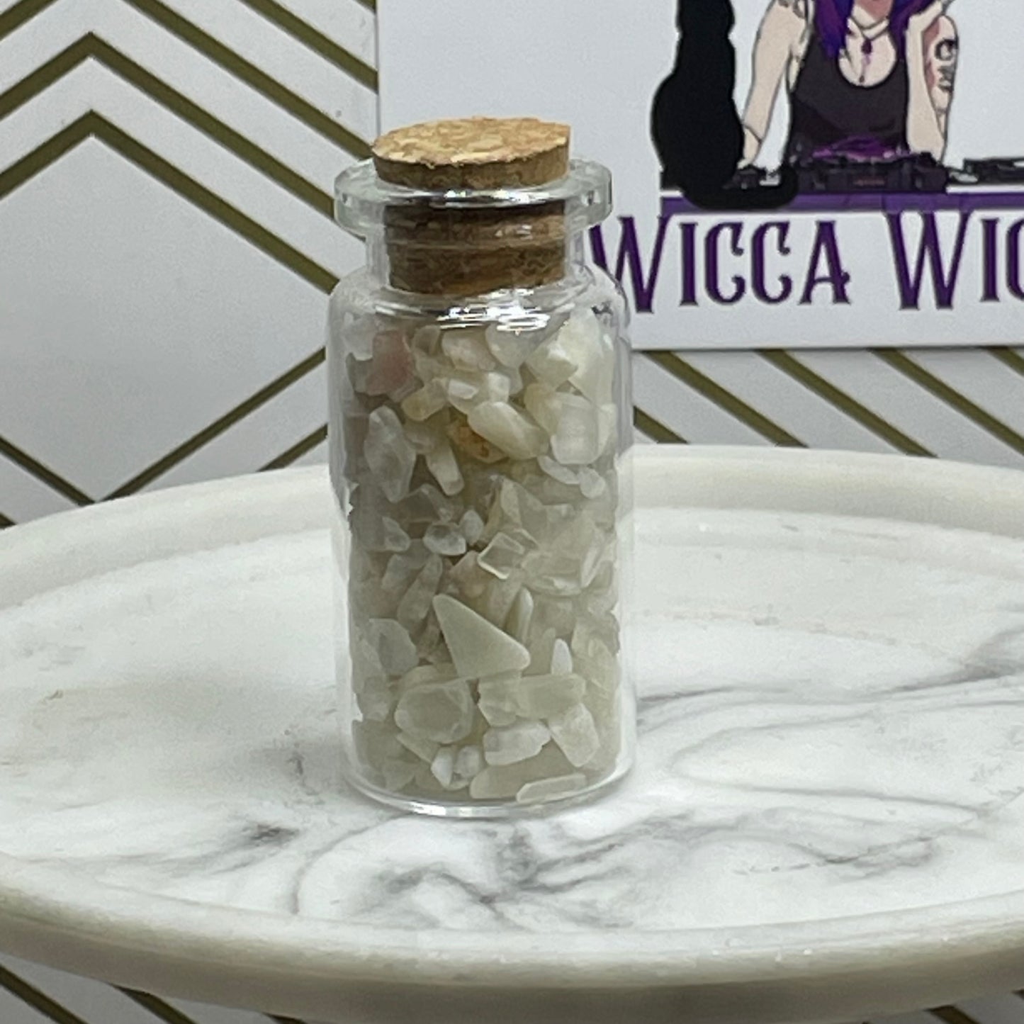 Crystal Chip Jar