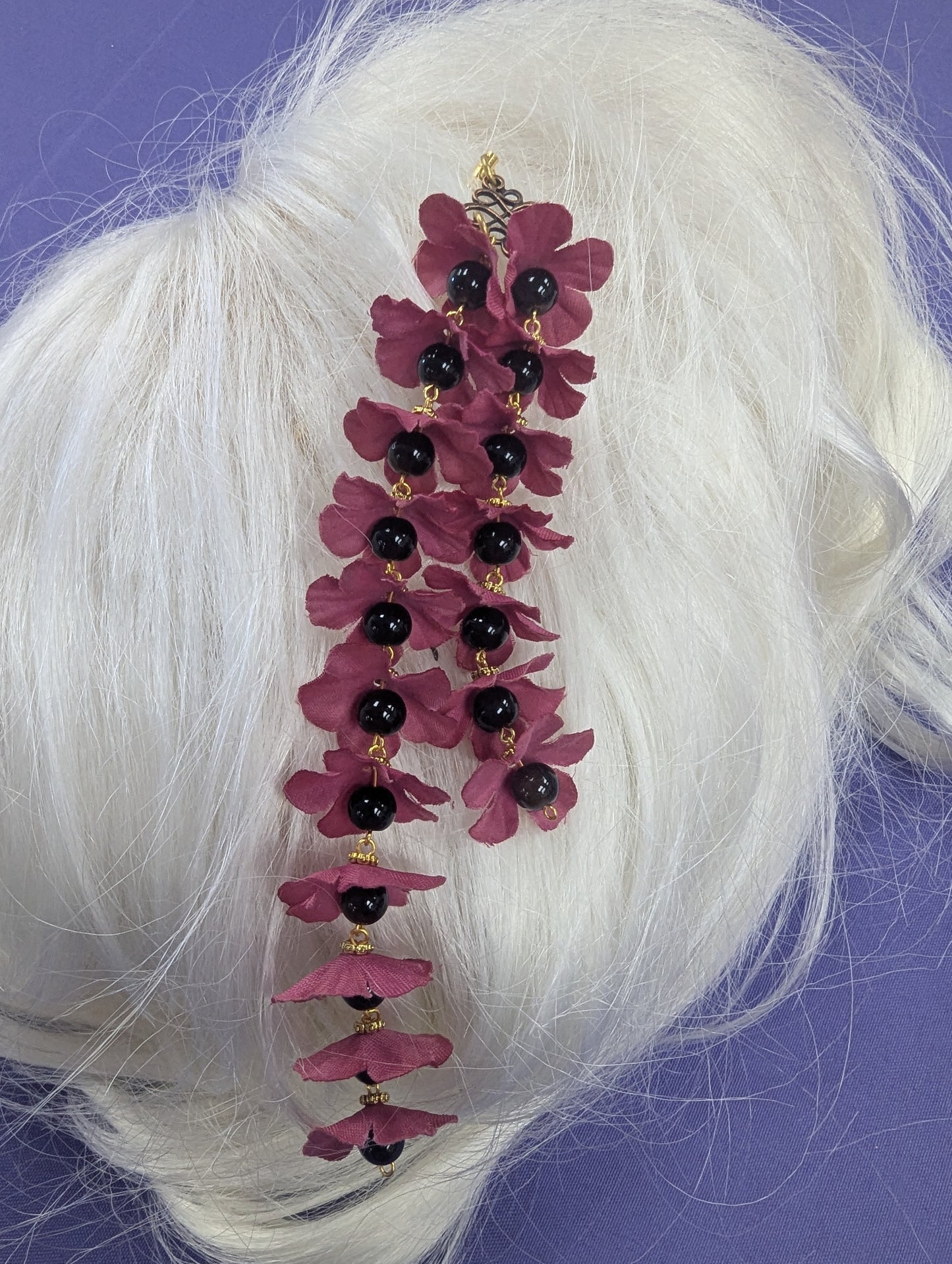 Floral Hair Picks