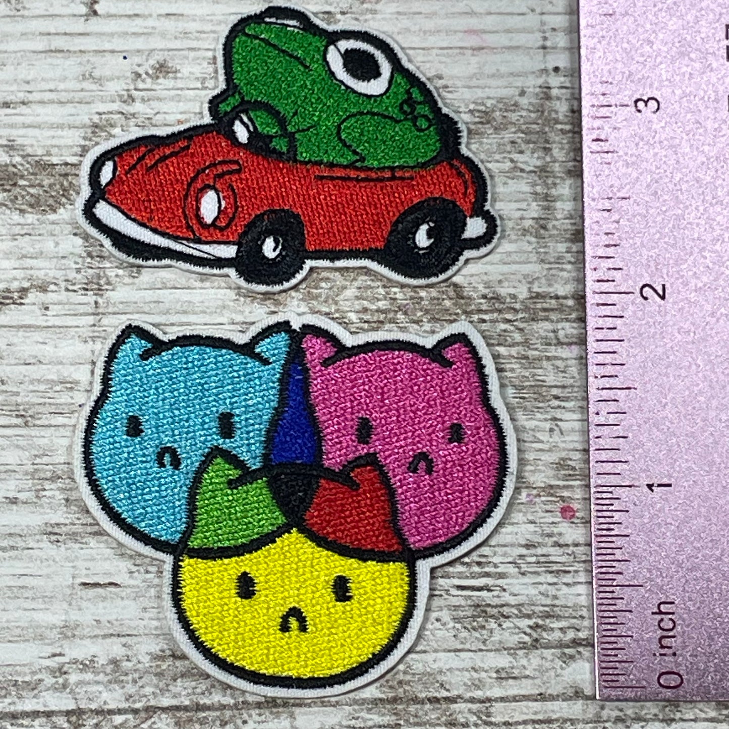 Frog & Color Cats Patches