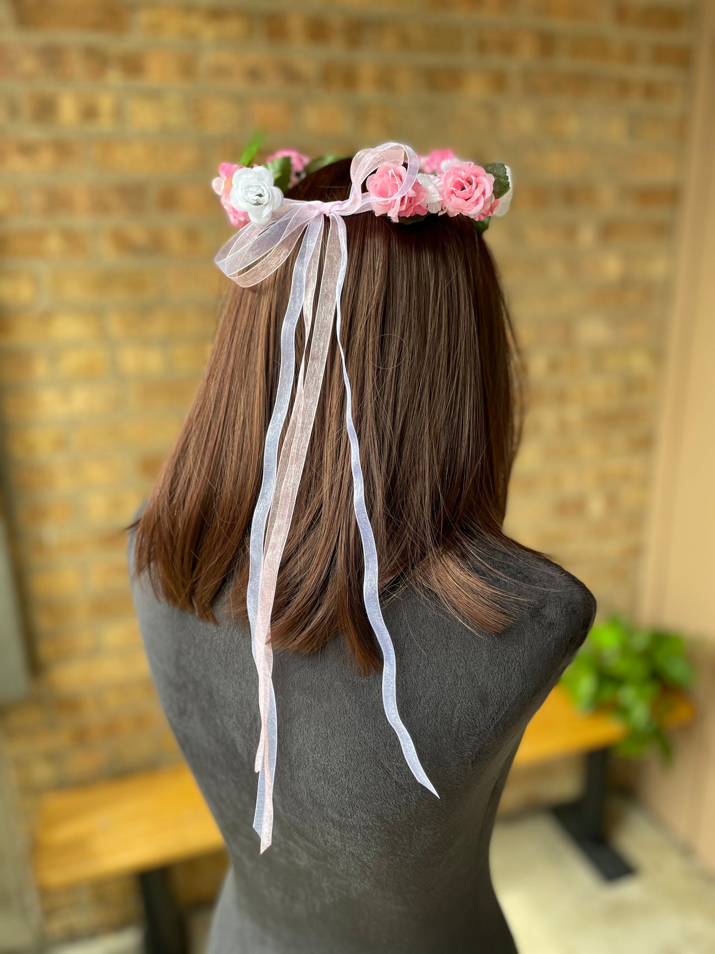 Pretty in Pink Flower Crown - Youth