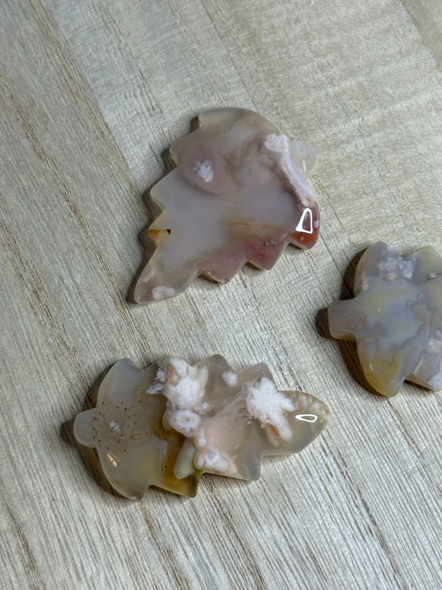 Flower Agate Leafs