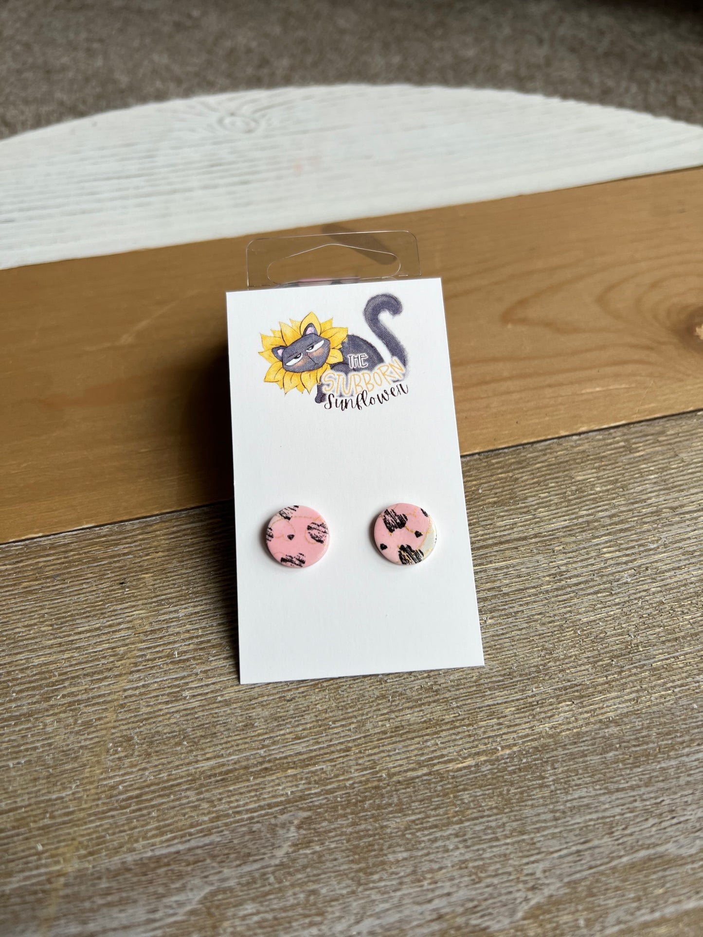 Circle Stud Earrings