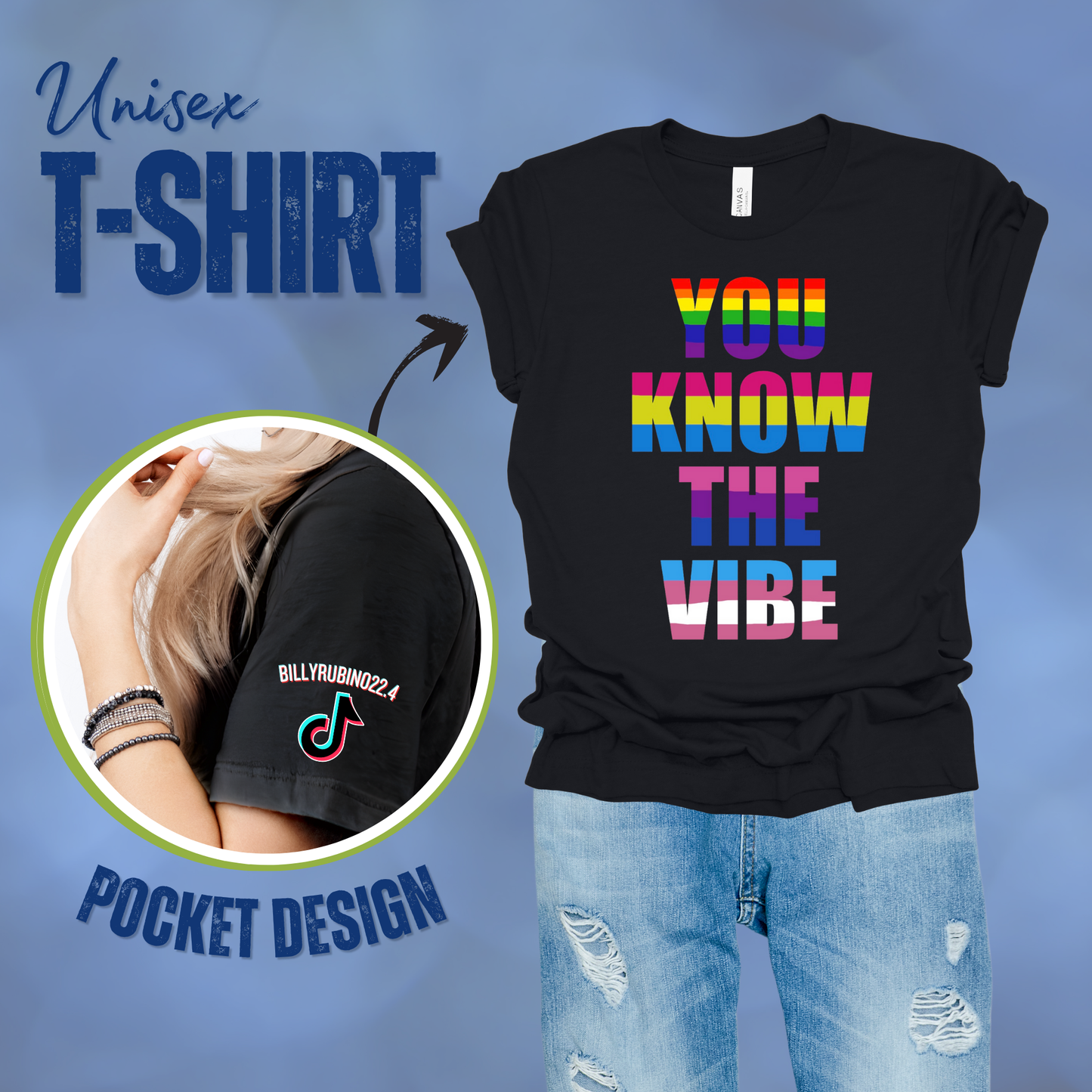 You Know The Vibe T-Shirt || Billy Rubino