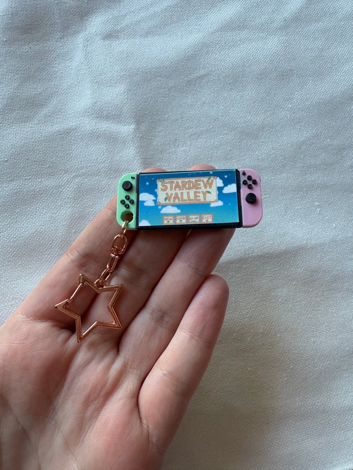 Stardew Valley Switch Keychain / 3D Printed