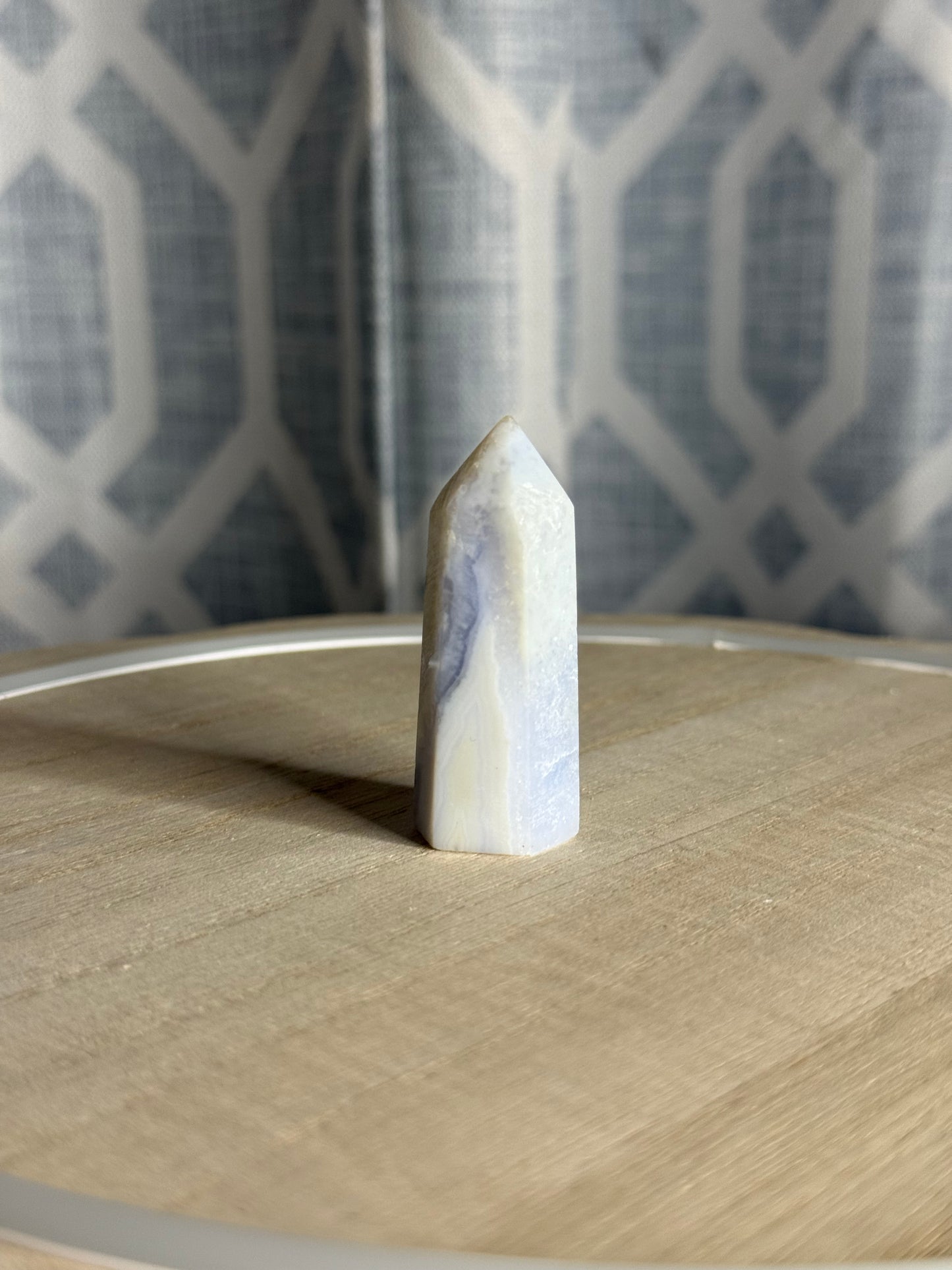 Blue Lace Agate Tower