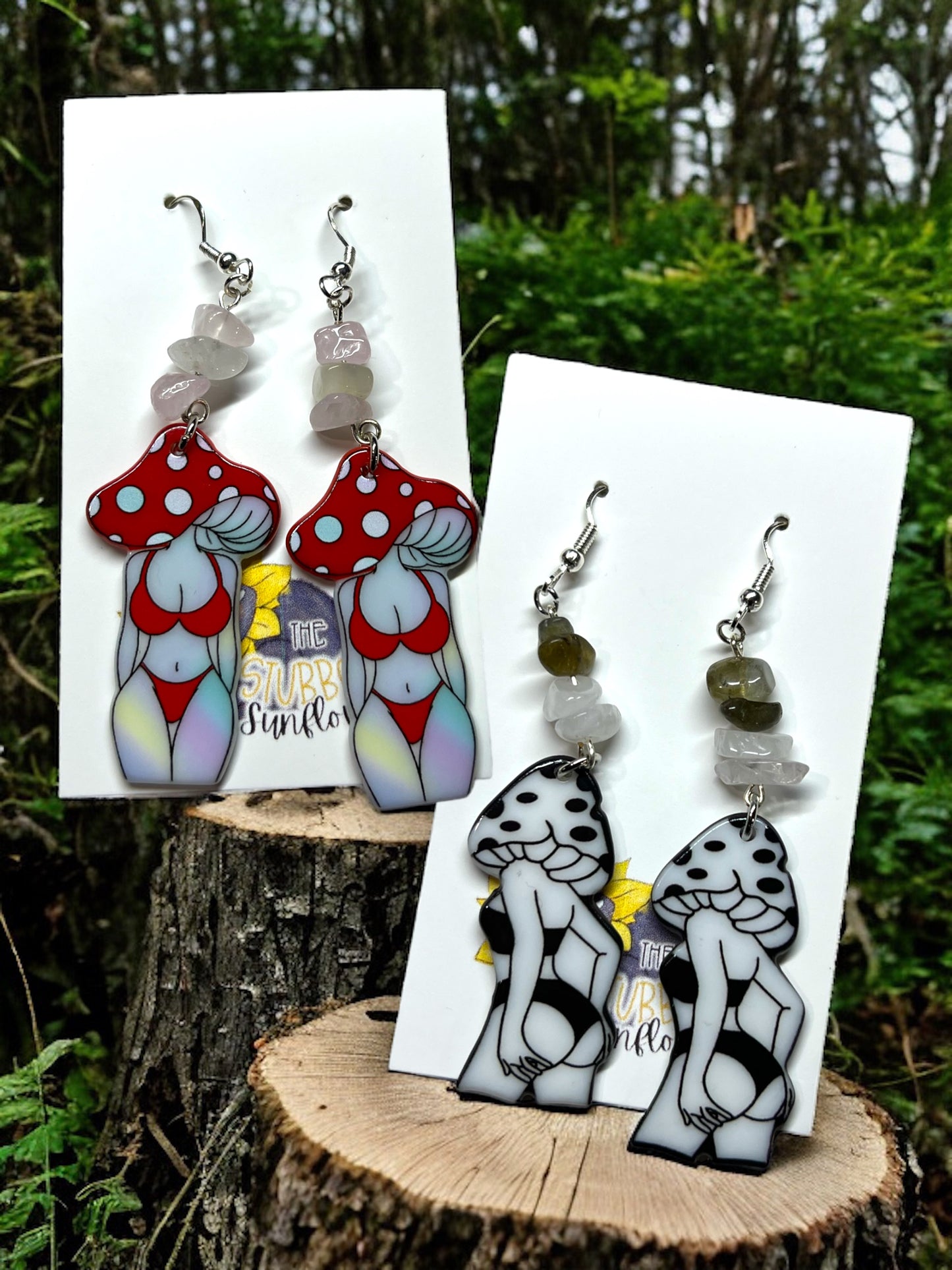 Mushroom Girlie Earrings