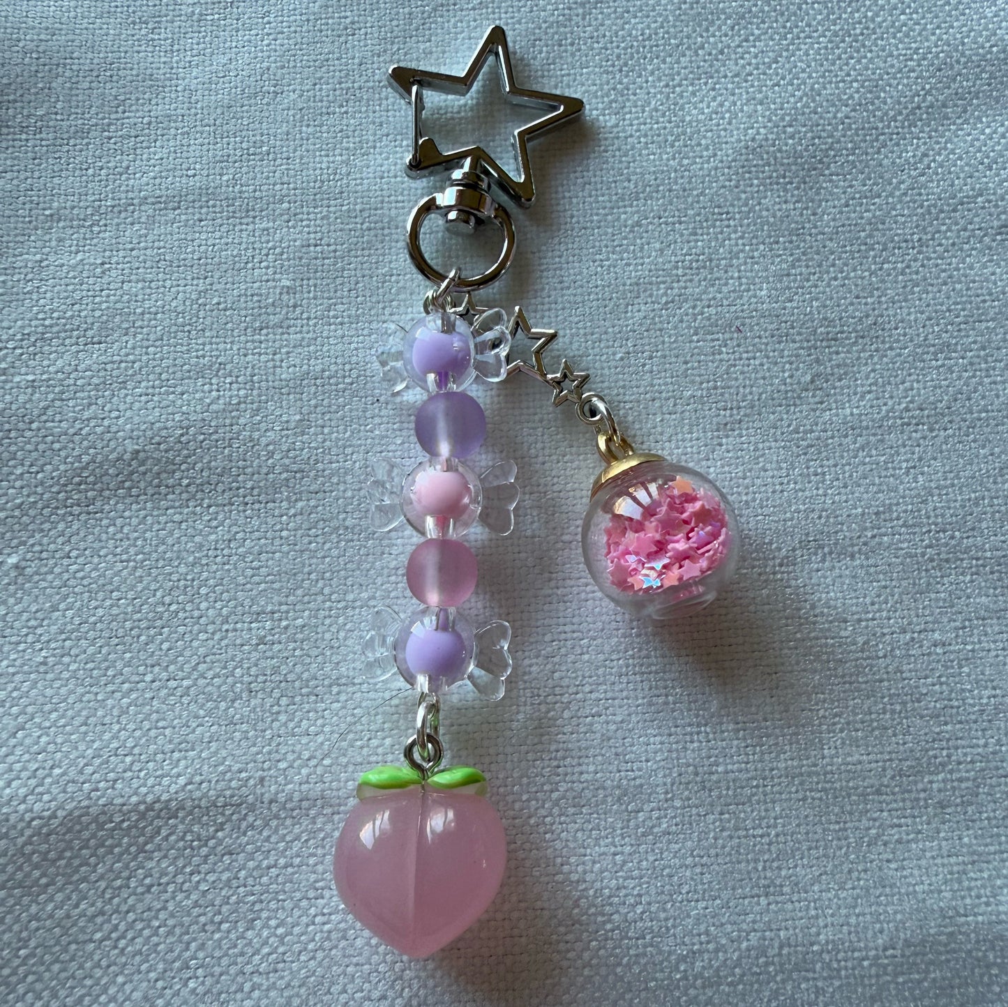 Whimsy Peachy Keychains