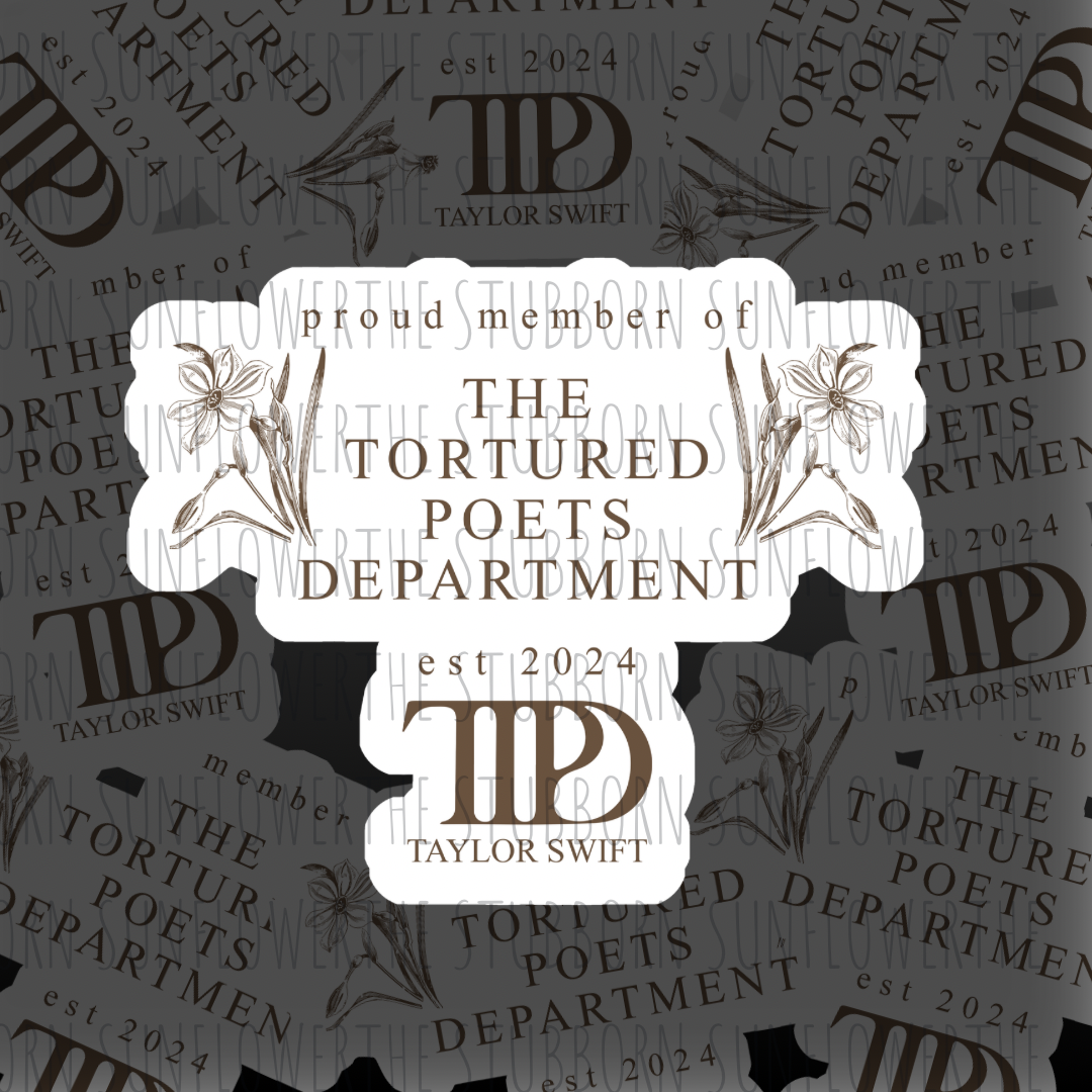 Tortured Poets Department Stickers