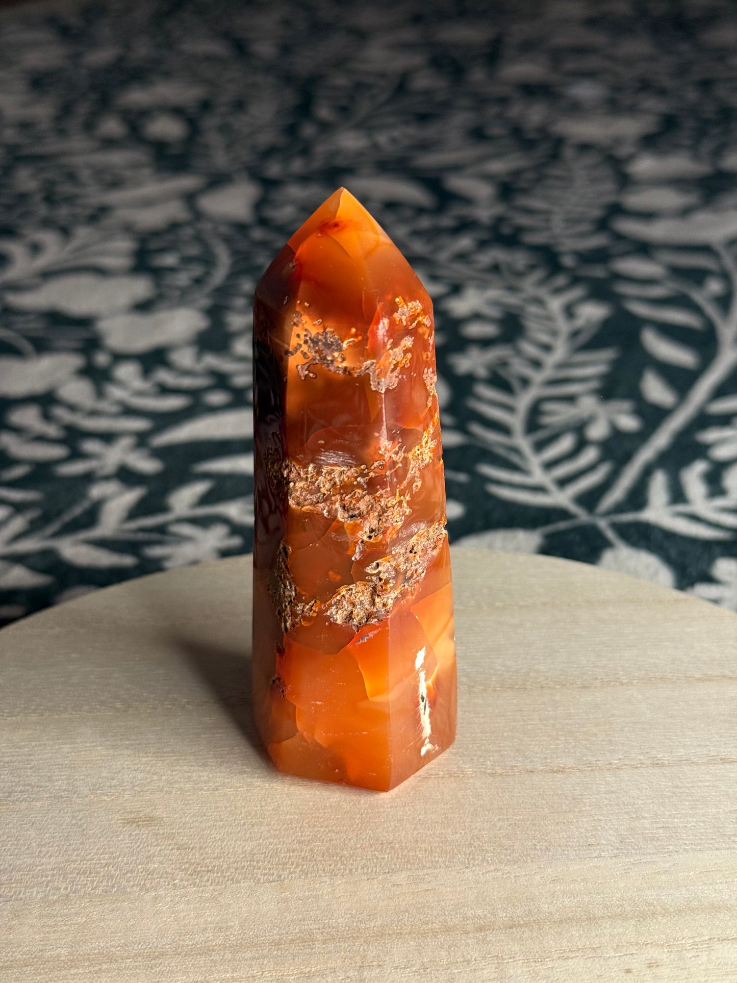Carnelian Druzy Tower