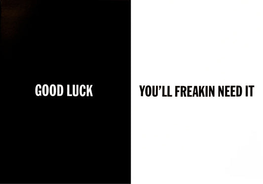 Greeting Card || Snark City || Good Luck