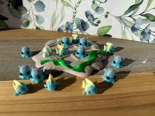 Misfit Underwater Tic Tac Toe / 3D Printed