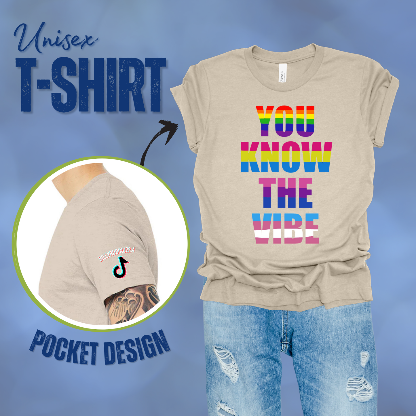 You Know The Vibe T-Shirt || Billy Rubino