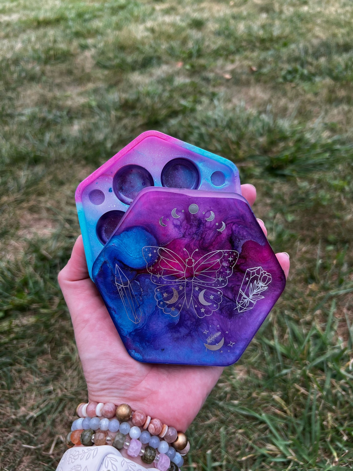 Witchy Pastel Dice Box