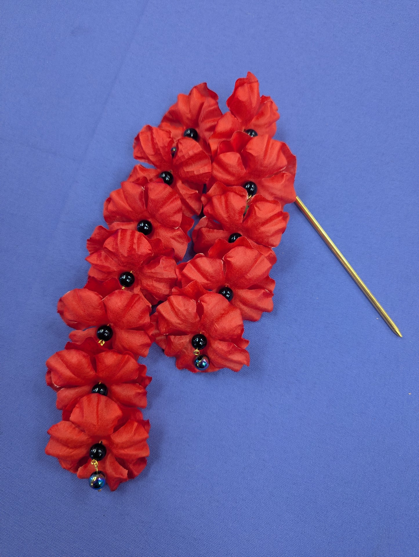 Floral Hair Picks
