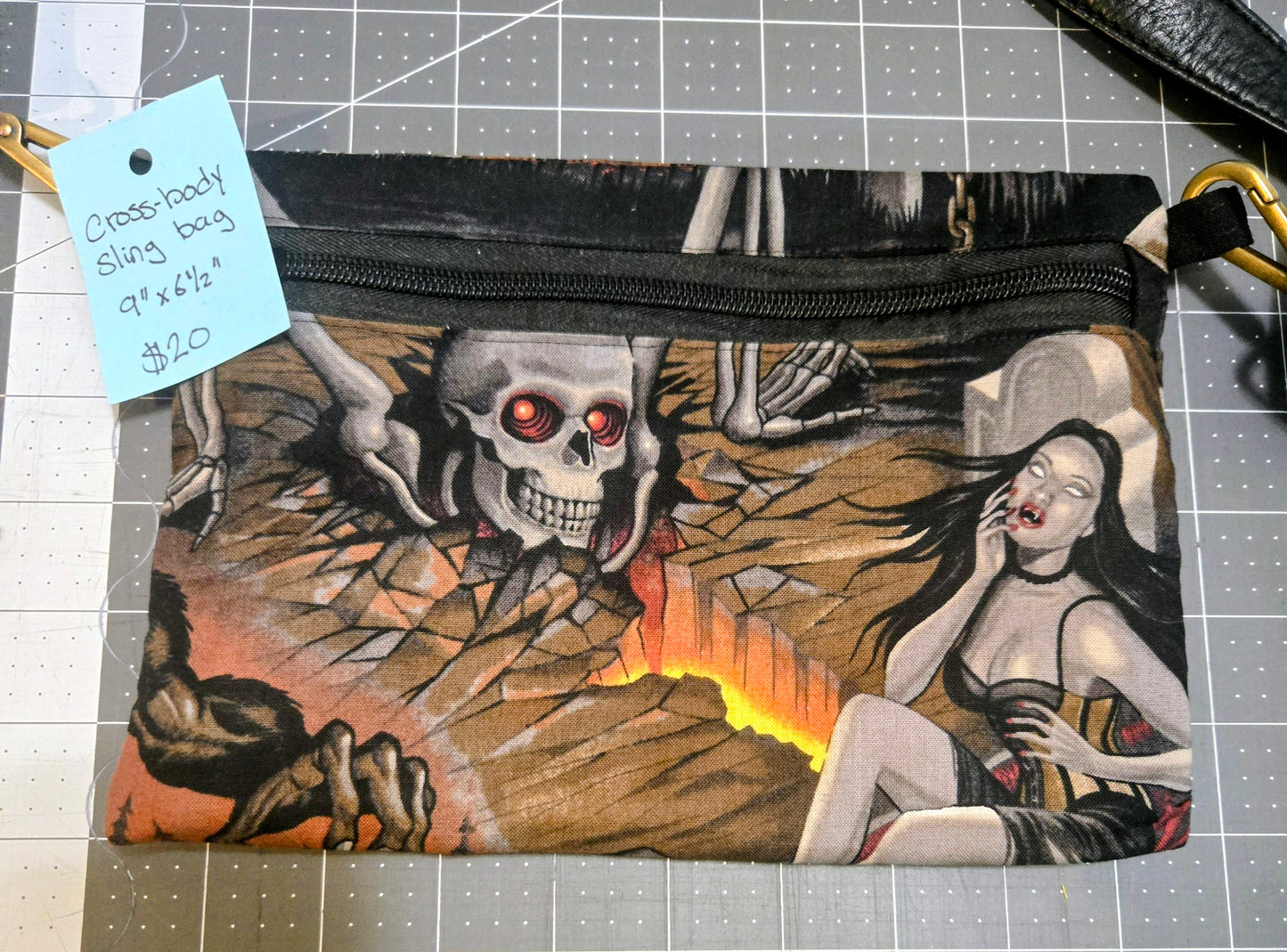 Sling Bag || Handcrafted || Upcycled Fabric