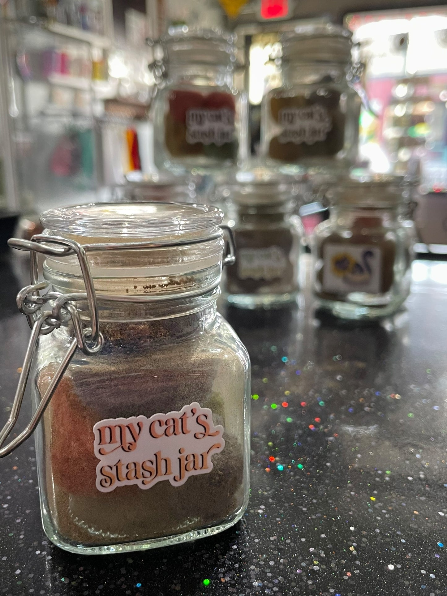 Cat Stash Jar