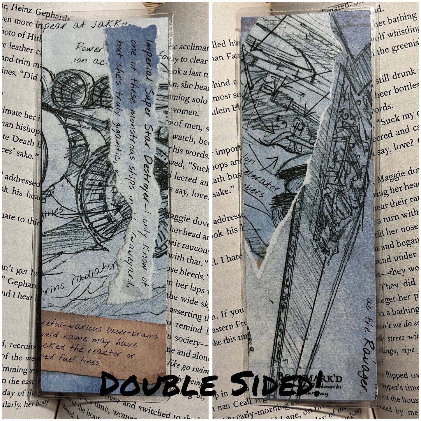 Star Wars Inspired Double Sided Bookmarks