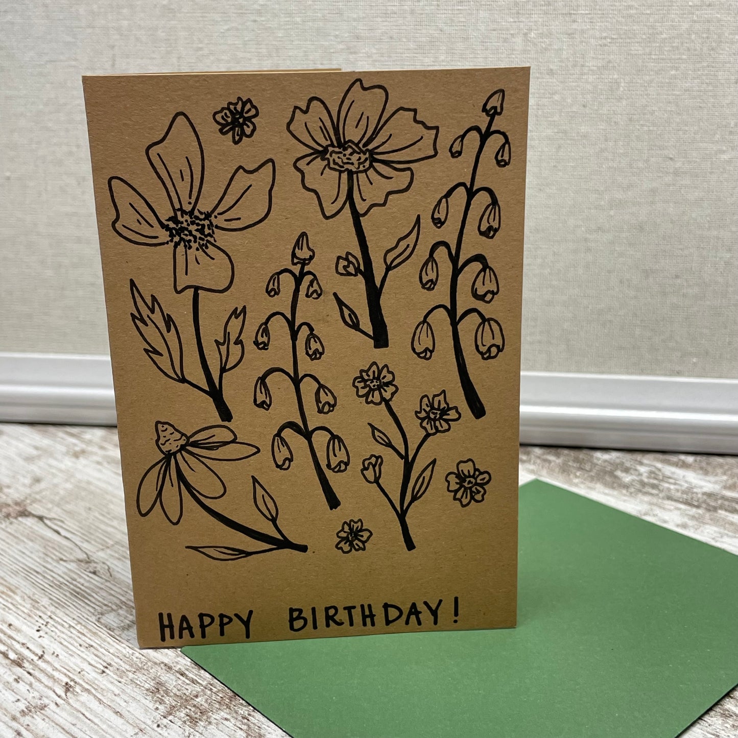 Handcrafted Greeting Card - Birthday