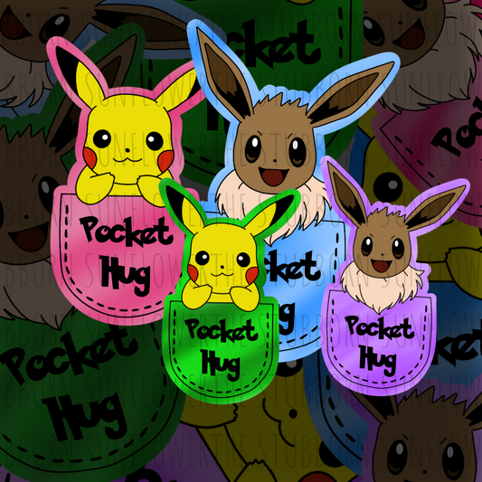 Pocket Hugs Sticker