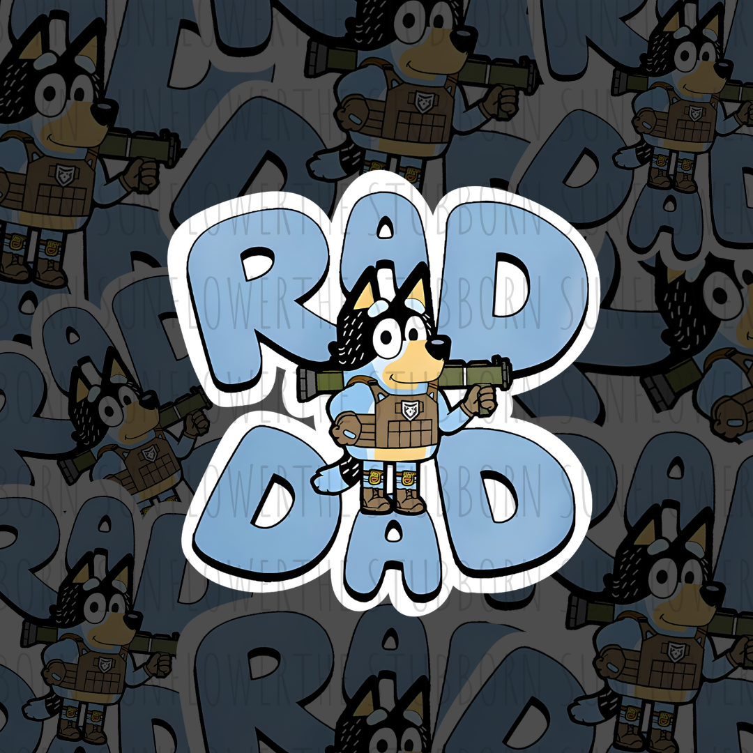 Rad Dad Sticker