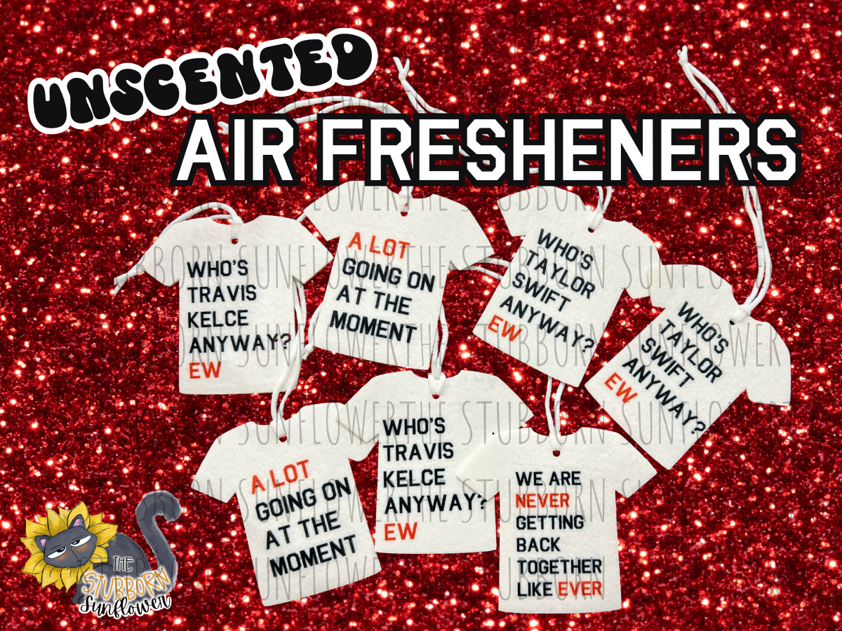 Swiftie Shirt Unscented Air Fresheners