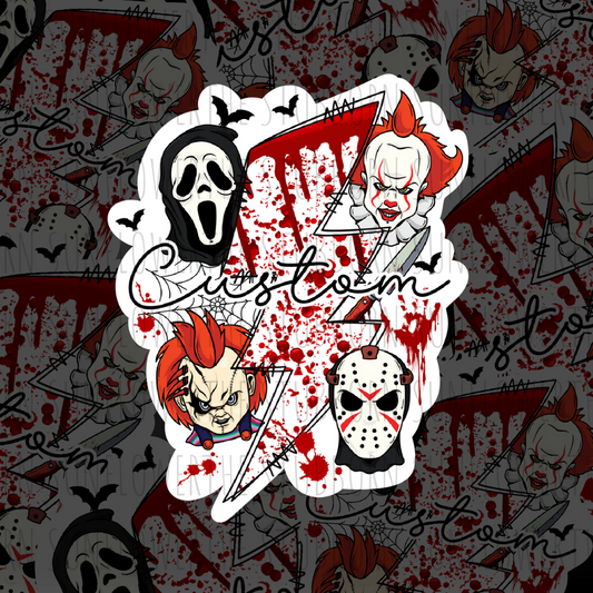 Custom Horror Character Sticker