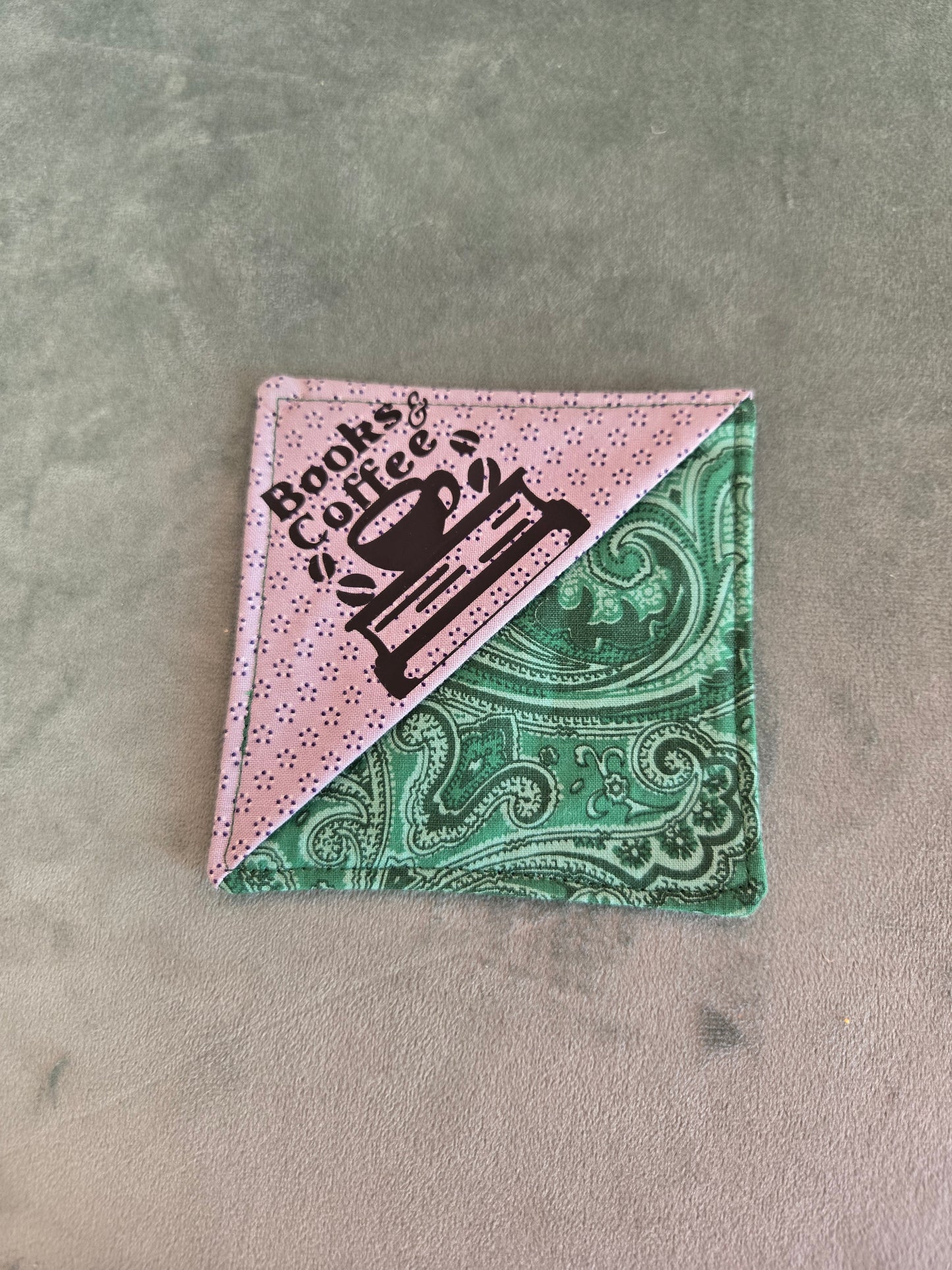 Corner Bookmark || Fabric Page Marker || Reclaimed Fabric