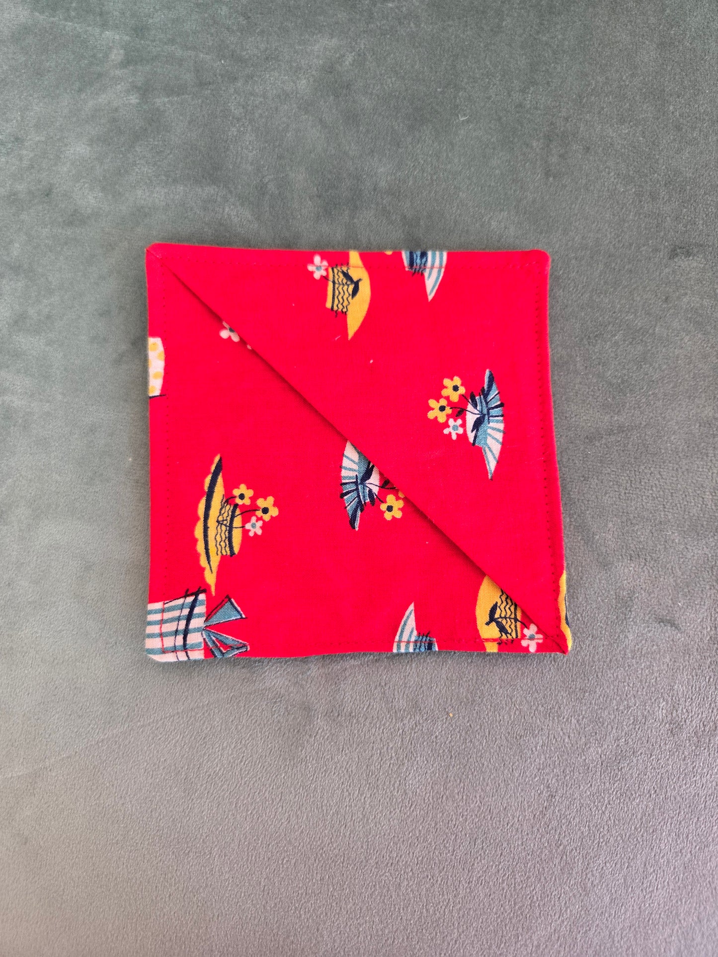 Corner Bookmark || Fabric Page Marker || Reclaimed Fabric