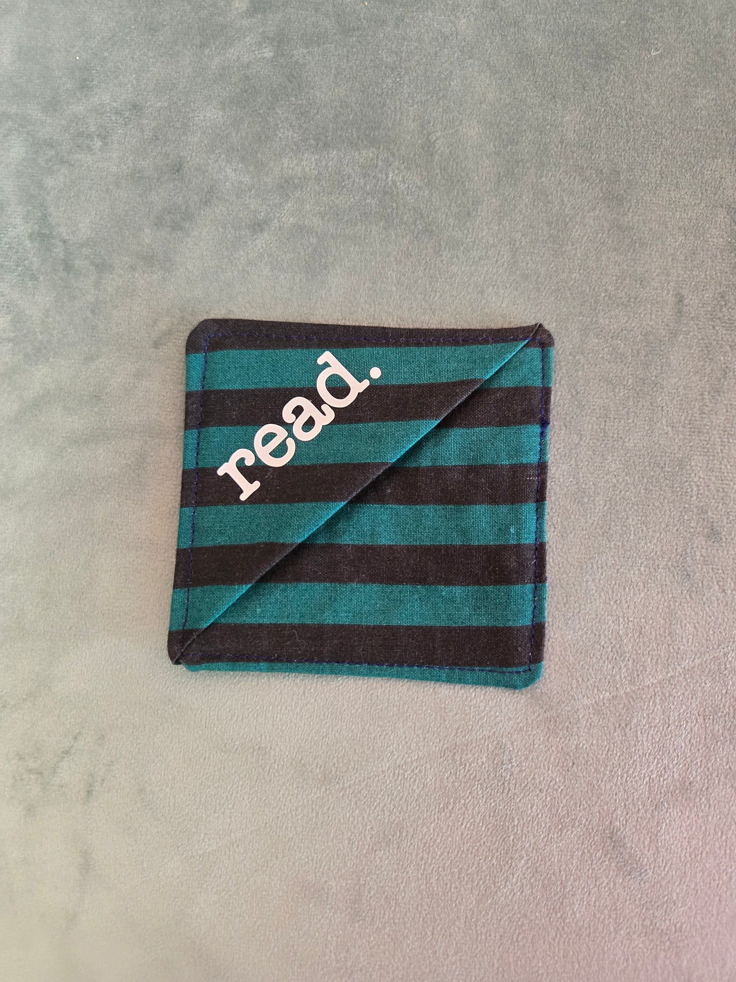 Corner Bookmark || Fabric Page Marker || Reclaimed Fabric