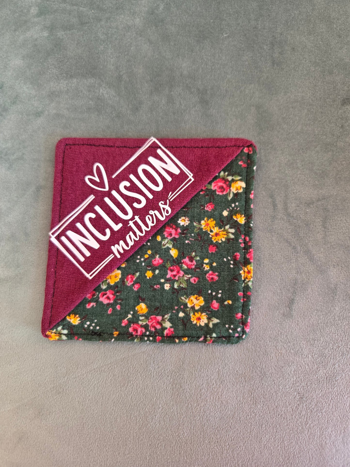 Corner Bookmark || Fabric Page Marker || Reclaimed Fabric