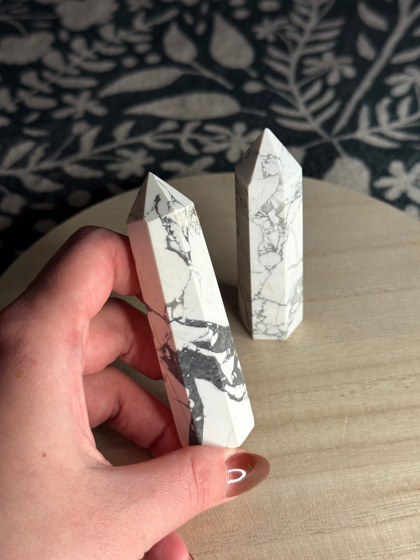 Howlite Towers | 2 Sizes