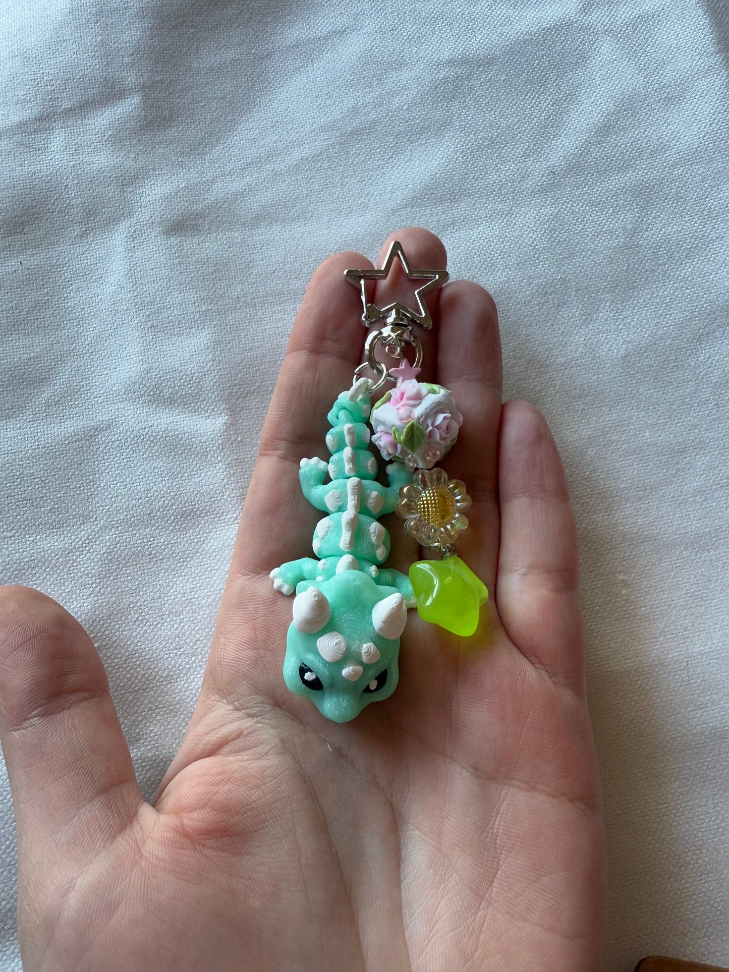 Mini Dragon Keychain / 3D Printed