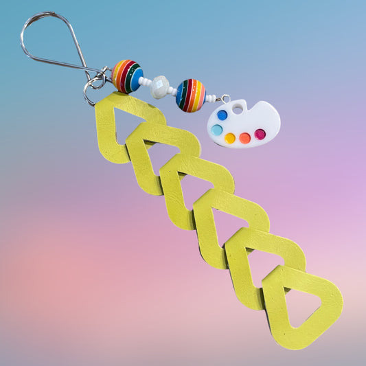 Paint Palette Yellow Leather Link
