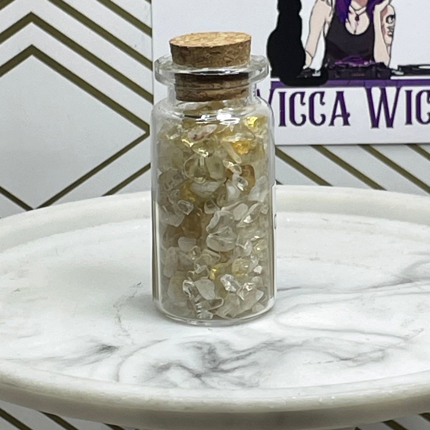 Crystal Chip Jar