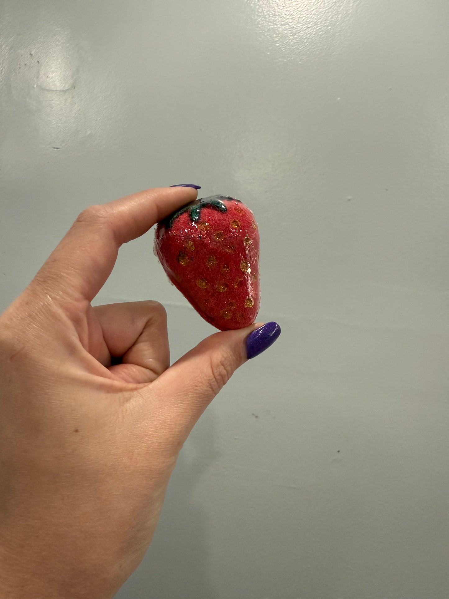 Strawberry Bath Bomb Summertime Berry Picking