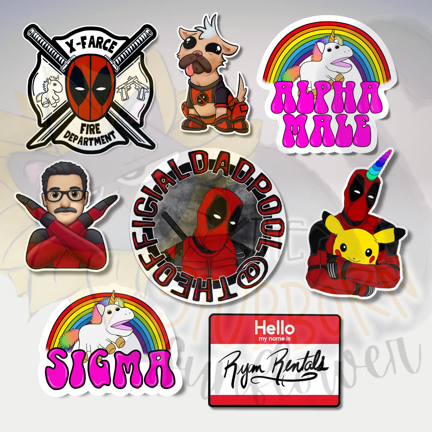 Dadpool Sticker Pack - Series One