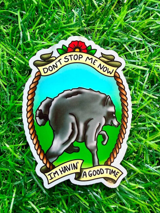 Jimothy Raccoon Sticker