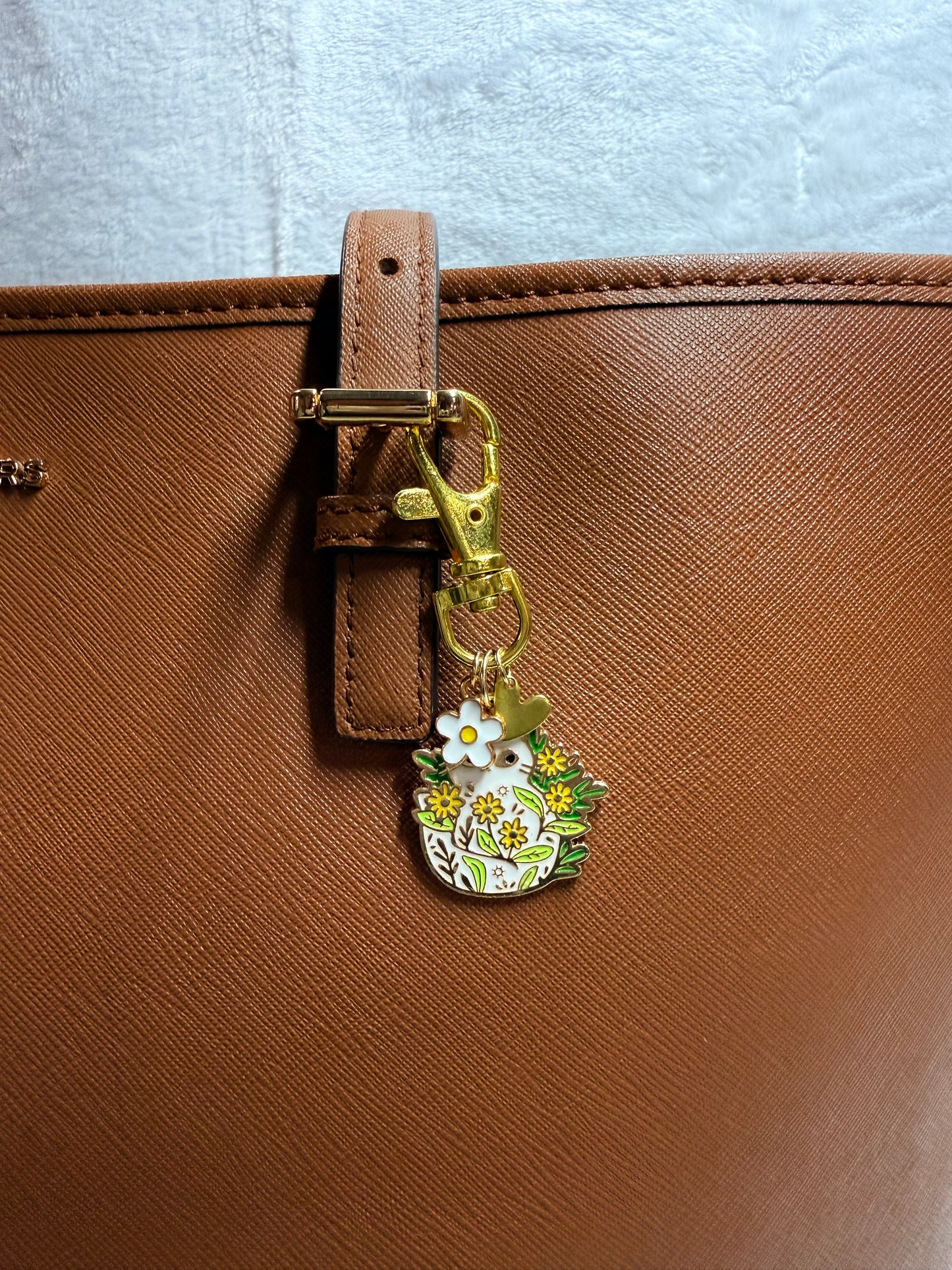 Daisy Kitty Bag Charm