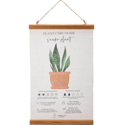 Snake Plant Guide Wall Decor