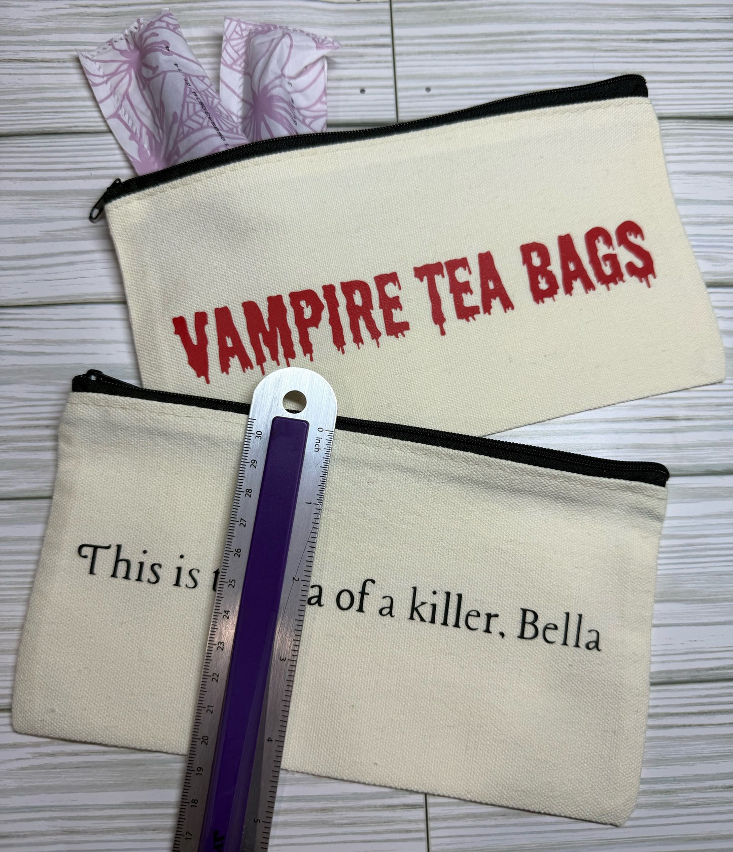 Vampire Tea Bags Period Pouch