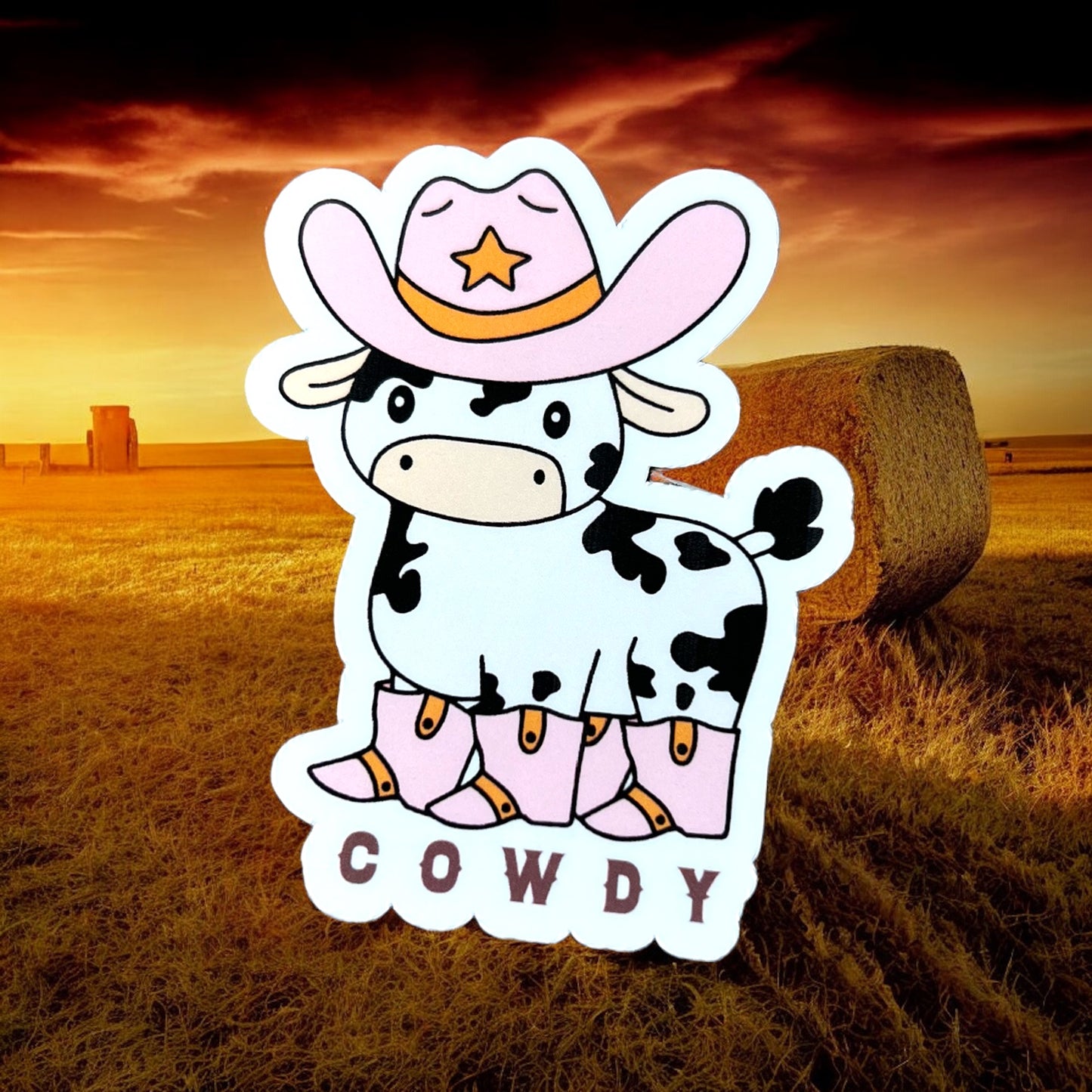 Cowdy Sticker