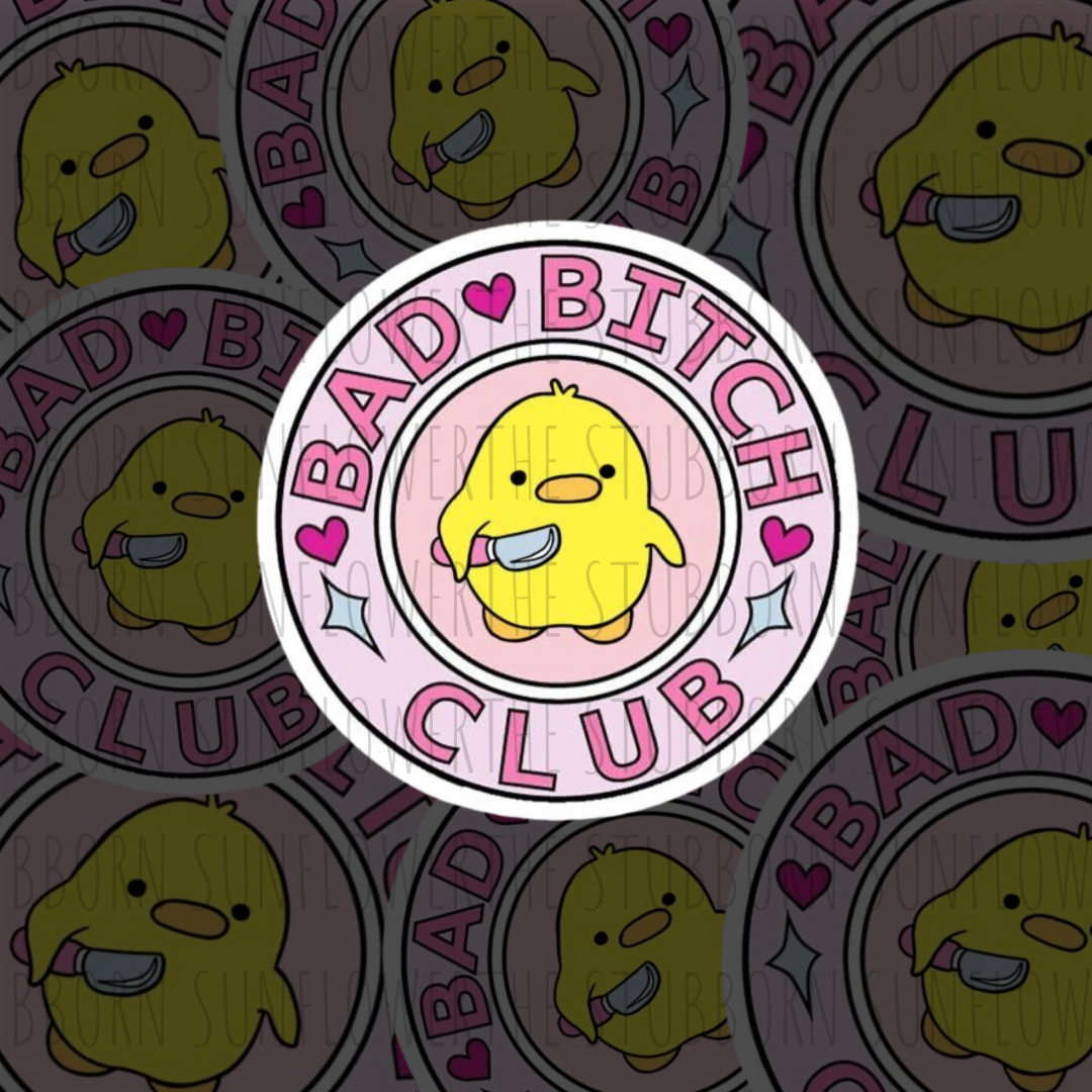 Bad Bitch Club Sticker