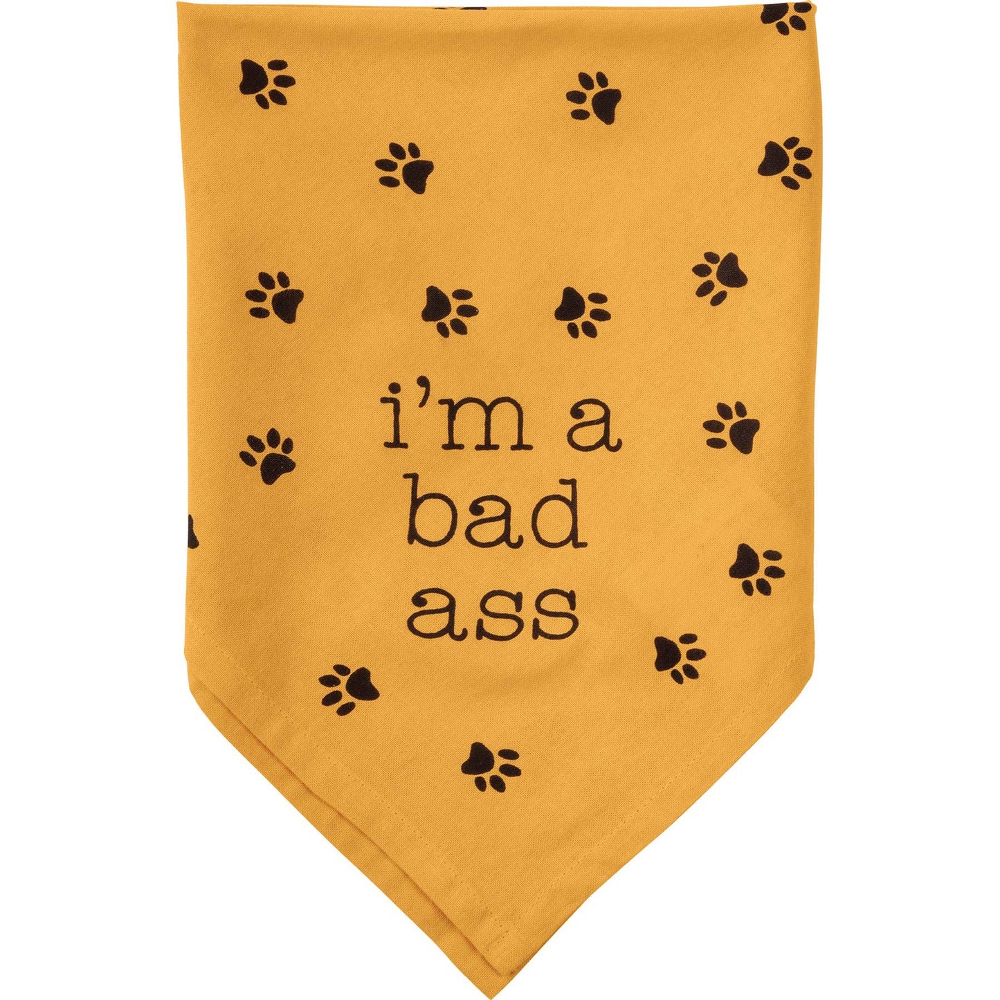 Bad Ass/Love to Cuddle Small Pet Bandana