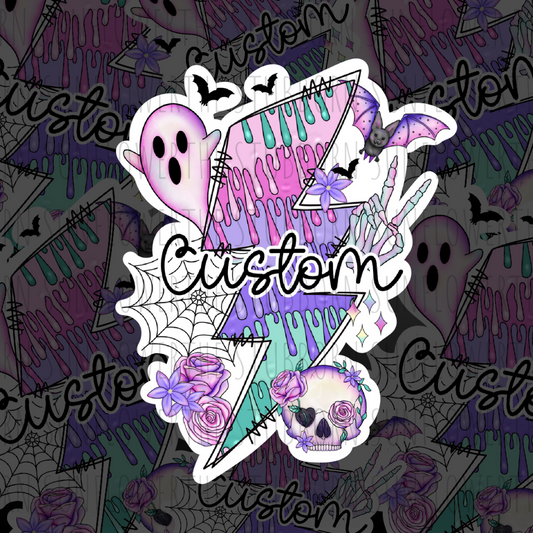 Custom Pastel Spooky Sticker