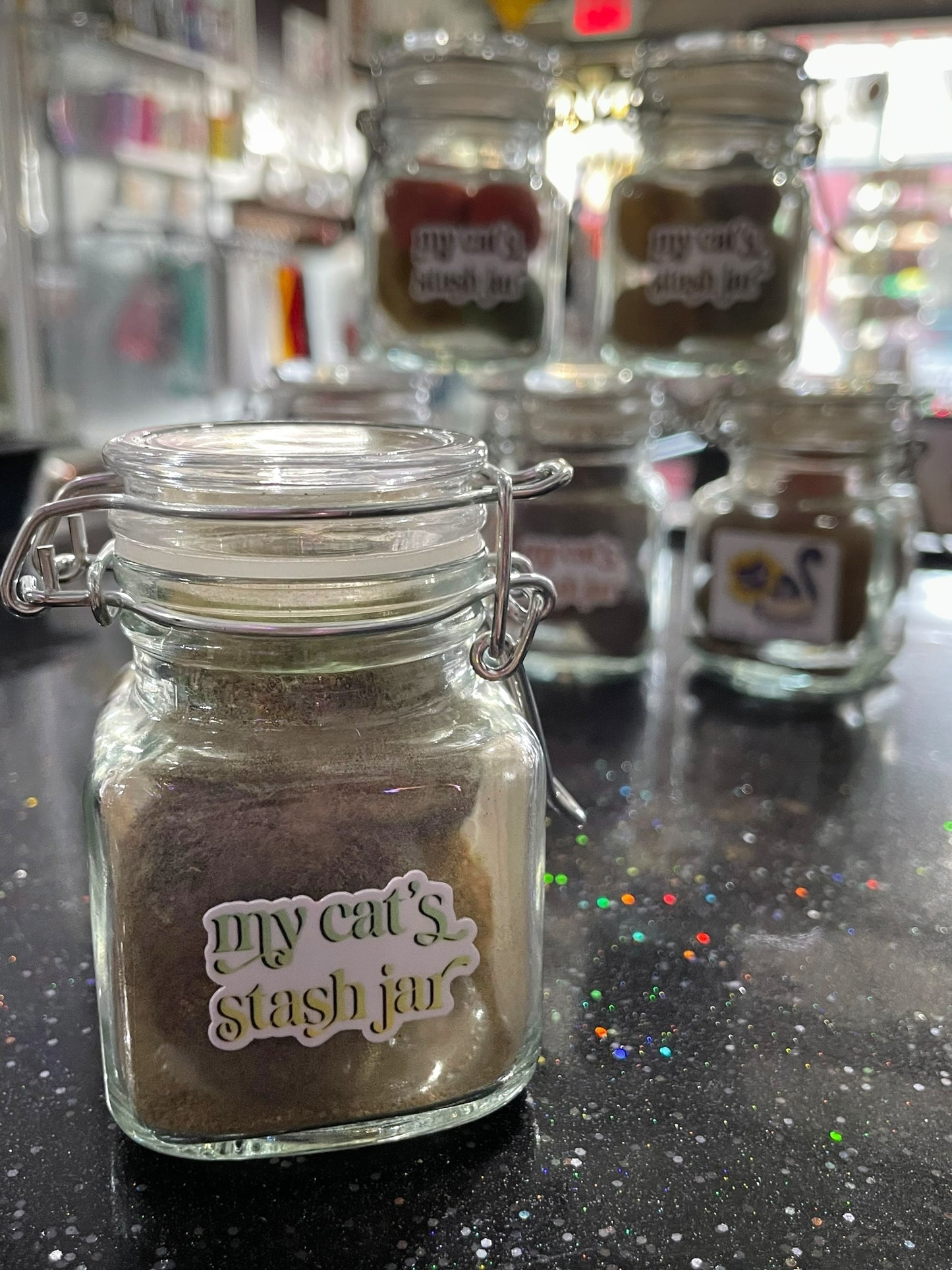 Cat Stash Jar