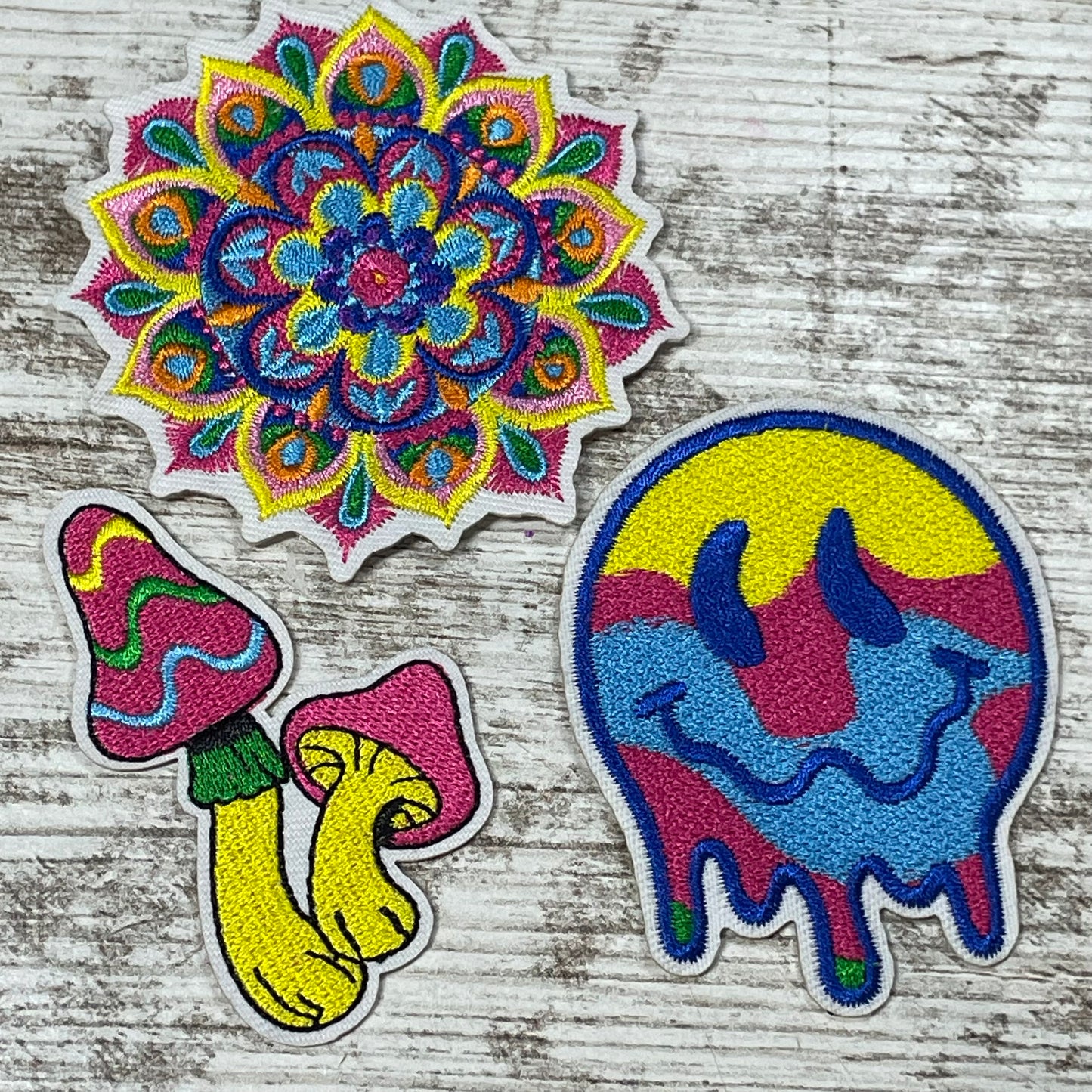 Mandala, Mushie, & Melty Smile Patches