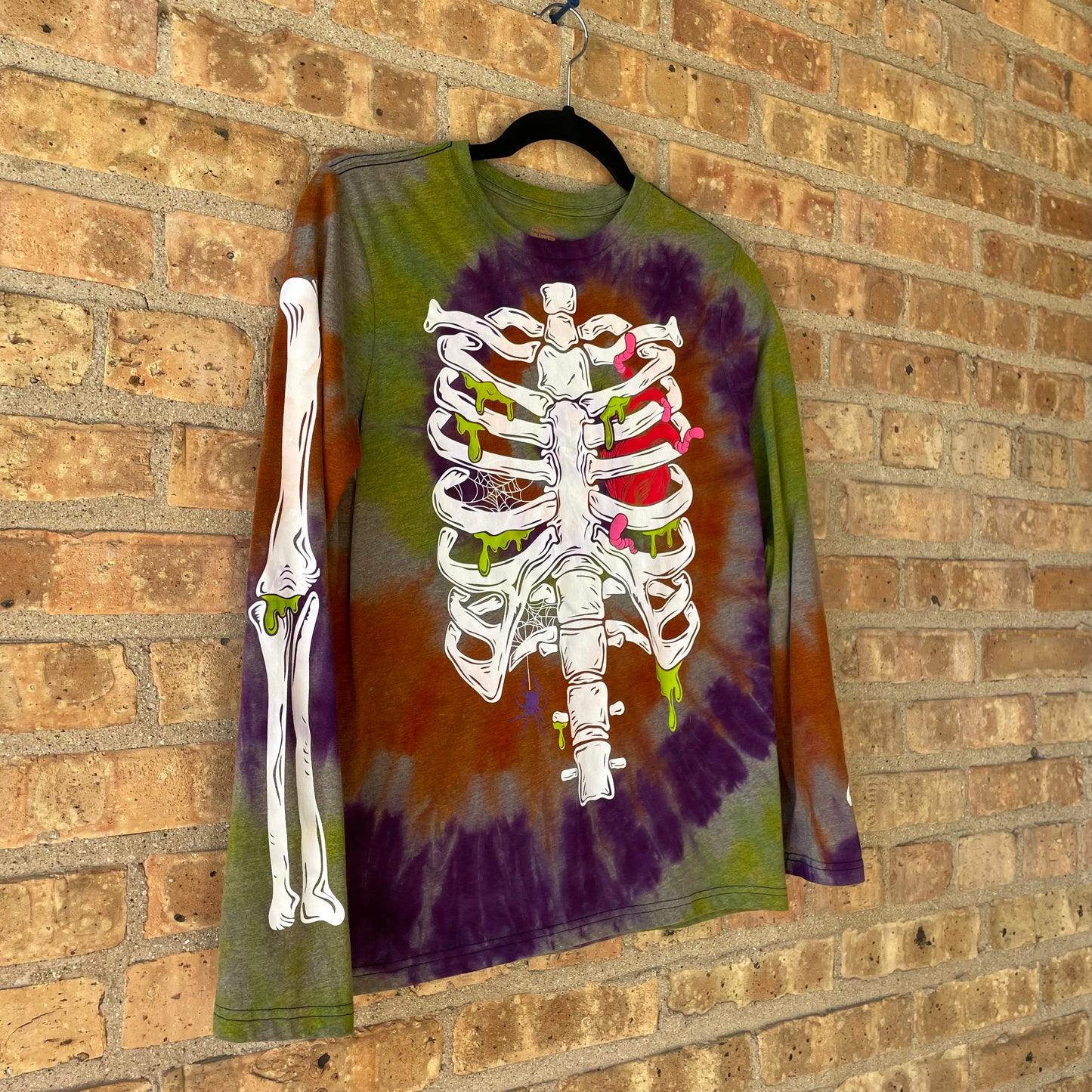 Youth Rib Cage Tie Dye Long Sleeve / XL 14/16