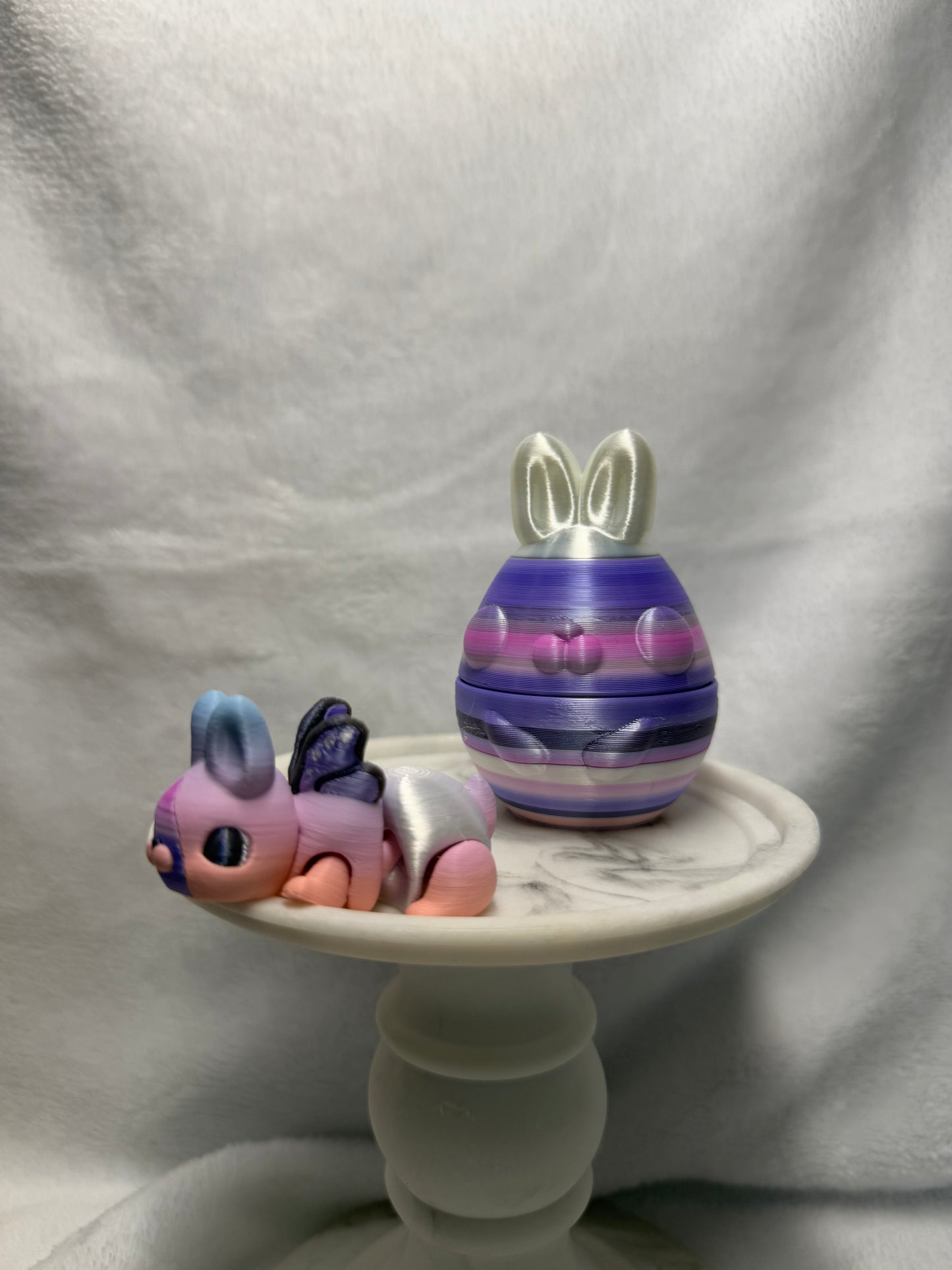 Mini 3D Printed Bunny in Egg