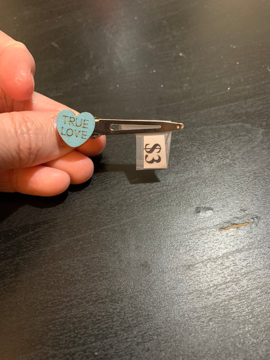 Hair Clips | Valentine’s Day Conversation Heart