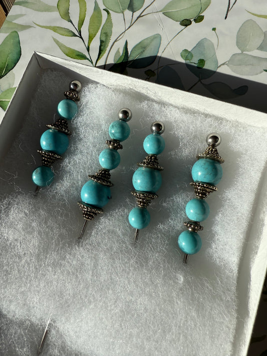 Turquoise 6” Appetizer Skewers